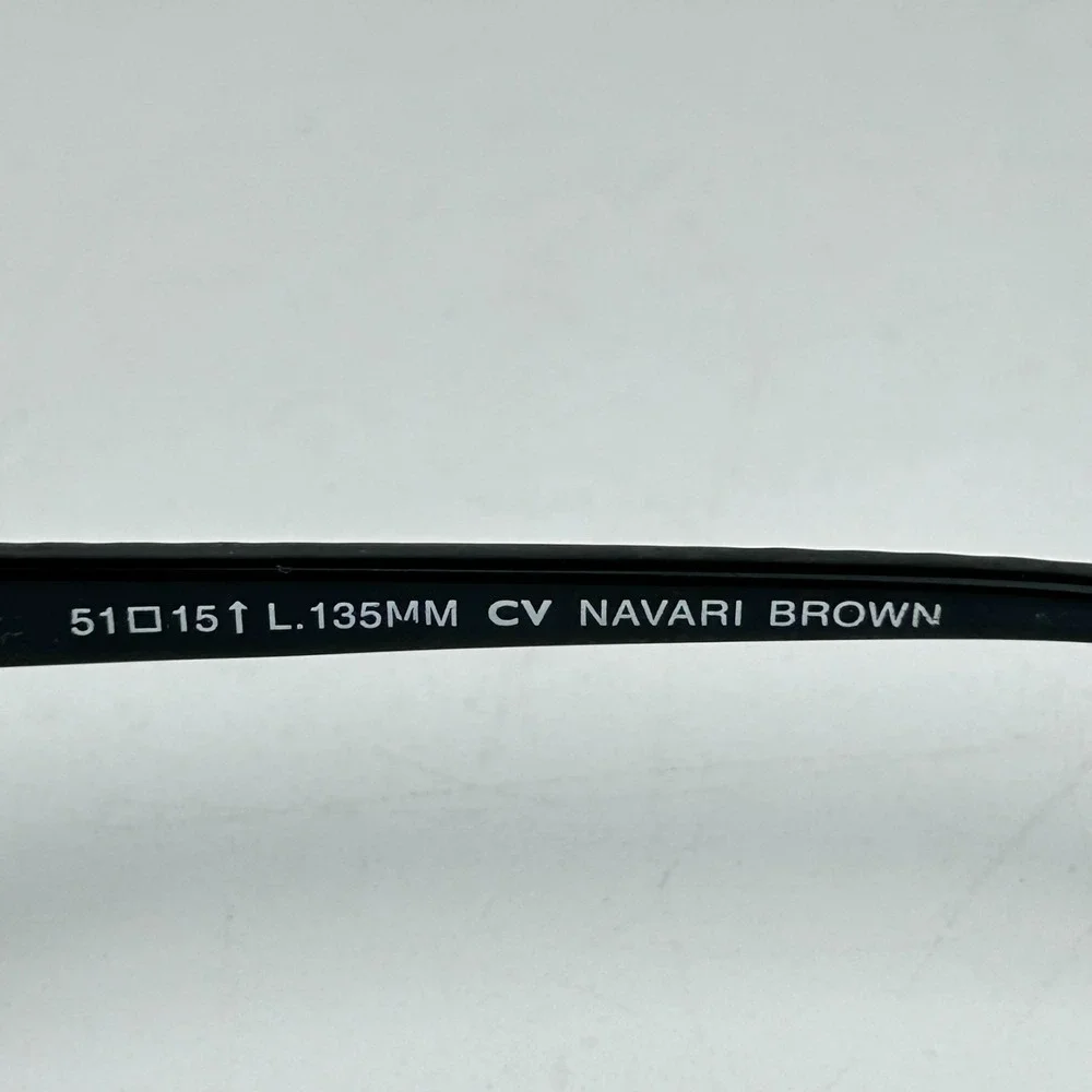 Ellen Tracy Womens Eyeglasses Frame Navari Brown Plastic Full Rim 51-15-135 mm‎